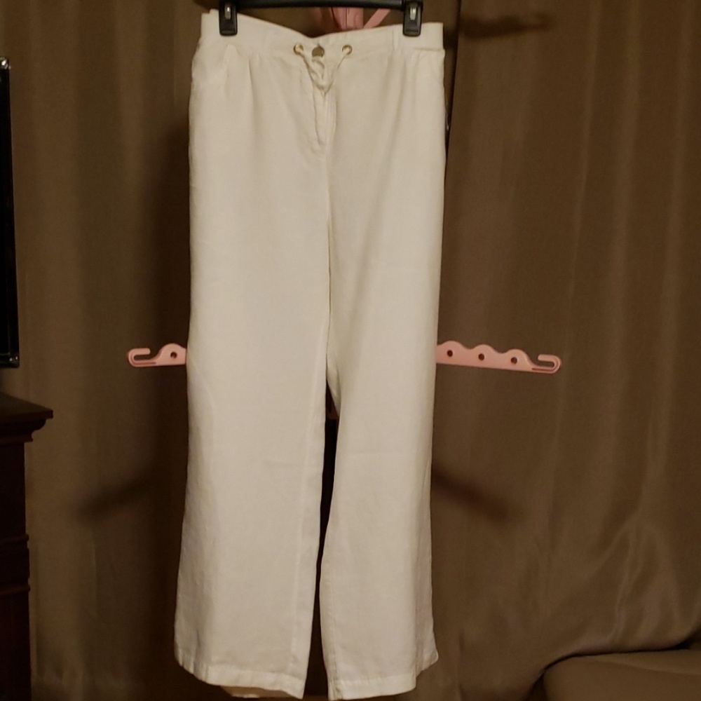 JM Collection Linen Pants
